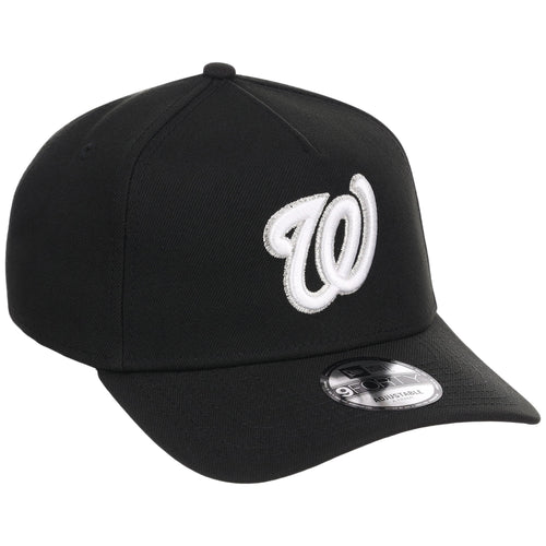Washington Nationals MLB Black x White FASHION CORE New Era 9FORTY A-Frame