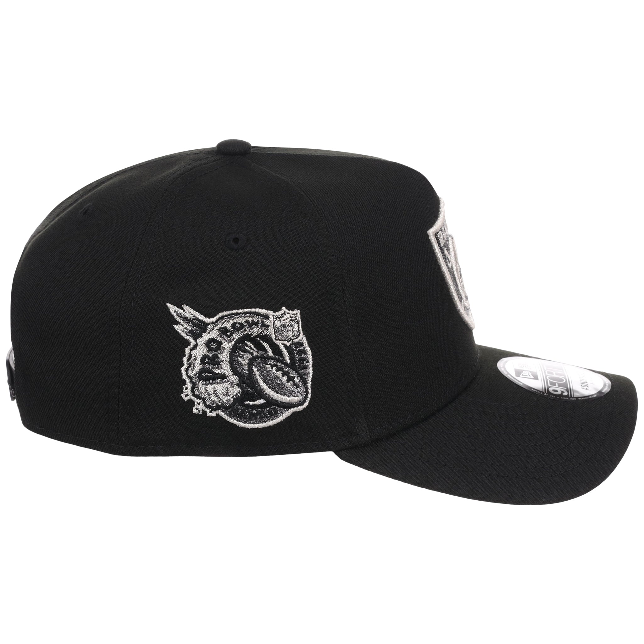 Las Vegas Raiders NFL Liquid Titanium New Era 9FORTY