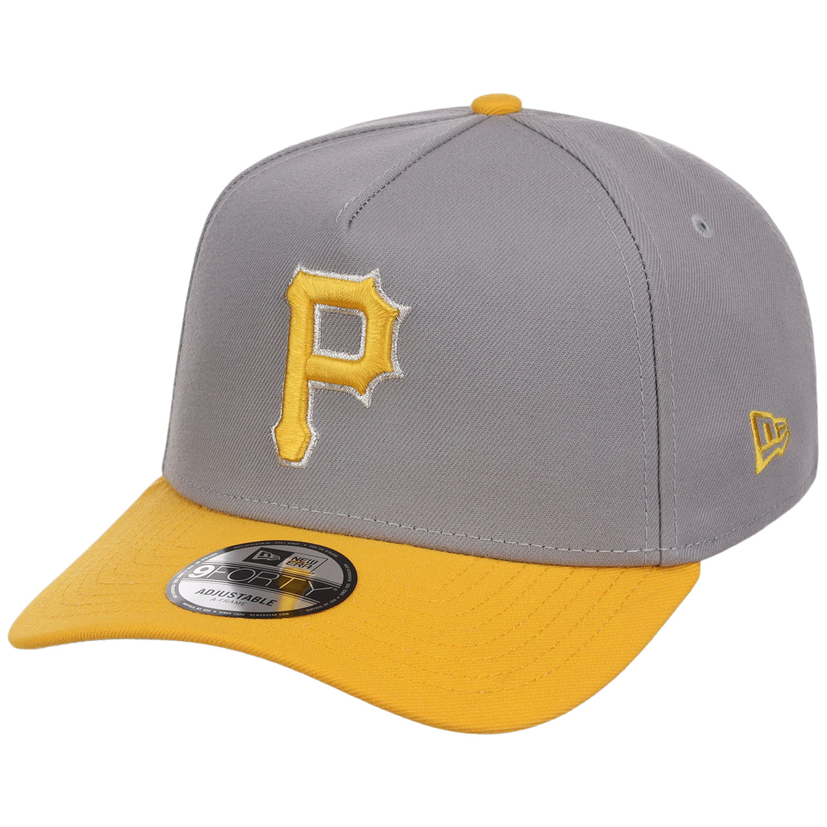 Pittsburgh Pirates MLB Gray OTC FASHION CORE New Era 9FORTY A-Frame