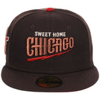 Chicago Cubs Northside Chicago Crown the City New Era 59FIFTY (Brown/Brown)