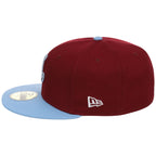 Philadelphia Phillies MLB Flipmode 2.0 New Era 59FIFTY (Cardinal/Sky/Gray)