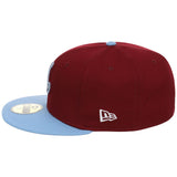 Philadelphia Phillies MLB Flipmode 2.0 New Era 59FIFTY (Cardinal/Sky/Gray)