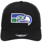 Seattle Seahawks NFL Black Dome New Era 9FORTY A-Frame