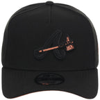 Atlanta Braves MLB Black x Rust FASHION CORE New Era 9FORTY A-Frame