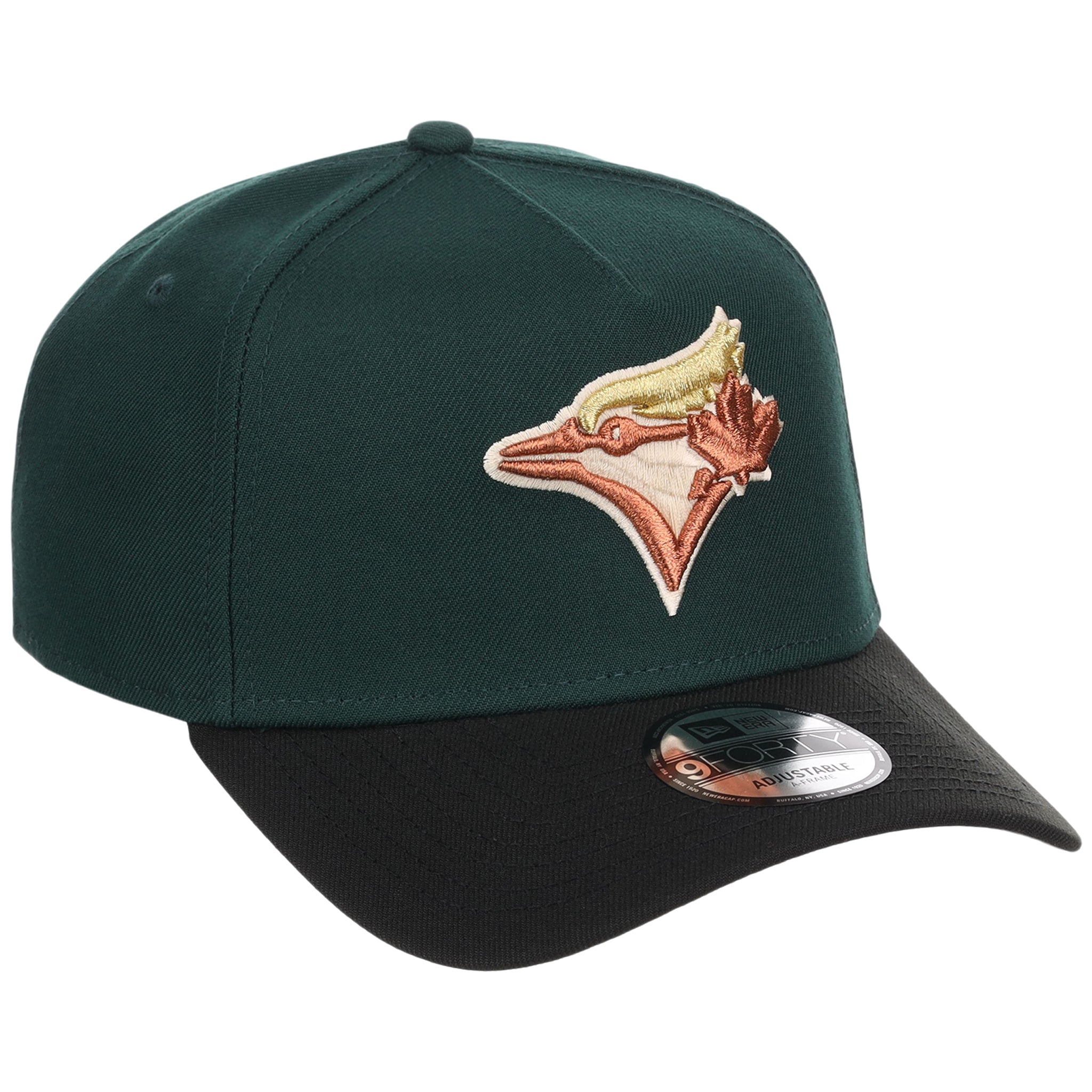 Toronto Blue Jays MLB Dark Green x Black FASHION CORE New Era 9FORTY A-Frame