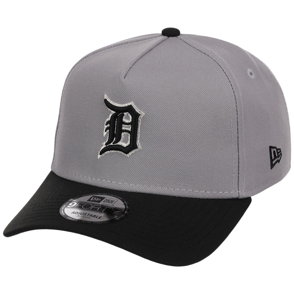 Detroit Tigers MLB Gray x Black FASHION CORE New Era 9FORTY A-Frame
