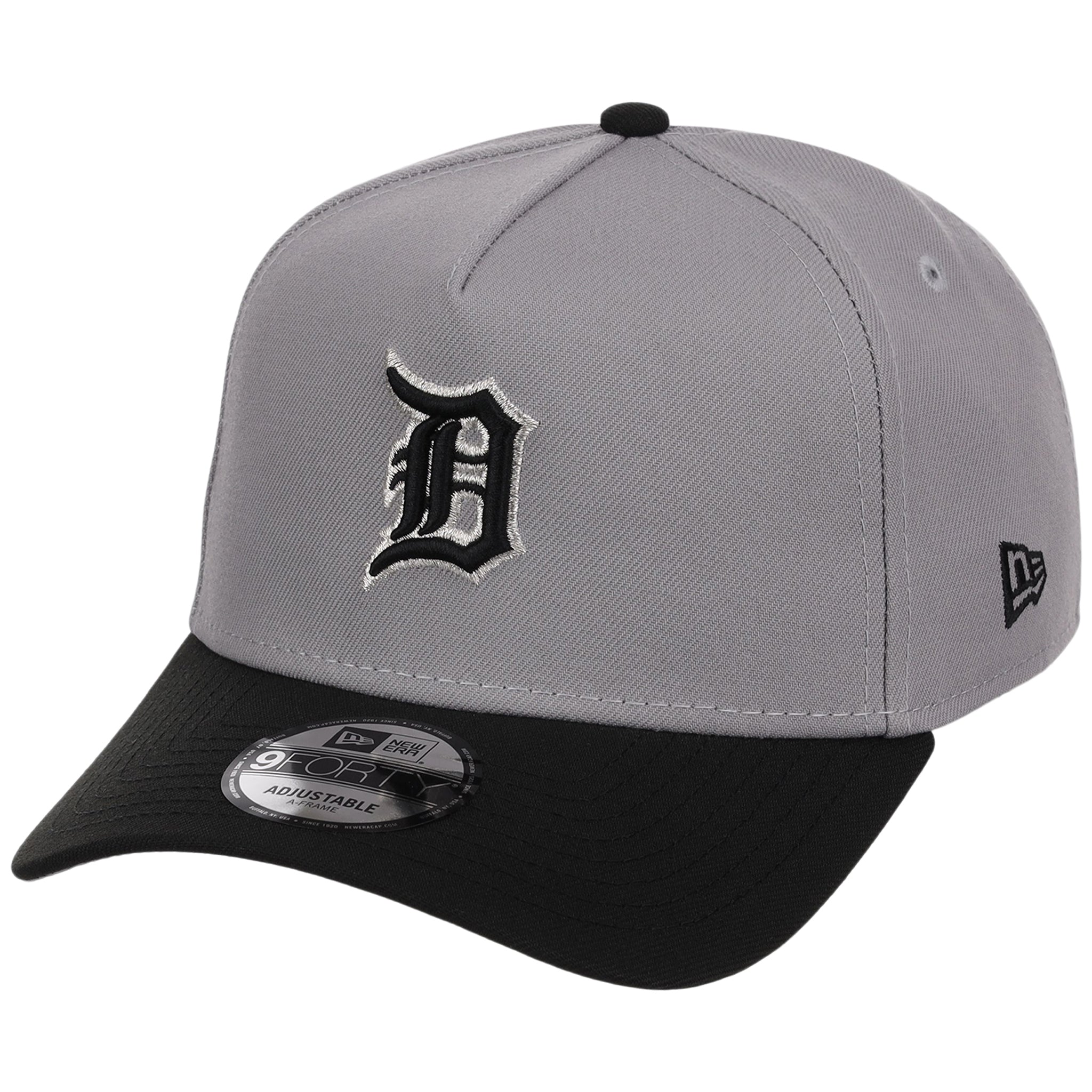 Detroit Tigers MLB Gray x Black FASHION CORE New Era 9FORTY A-Frame