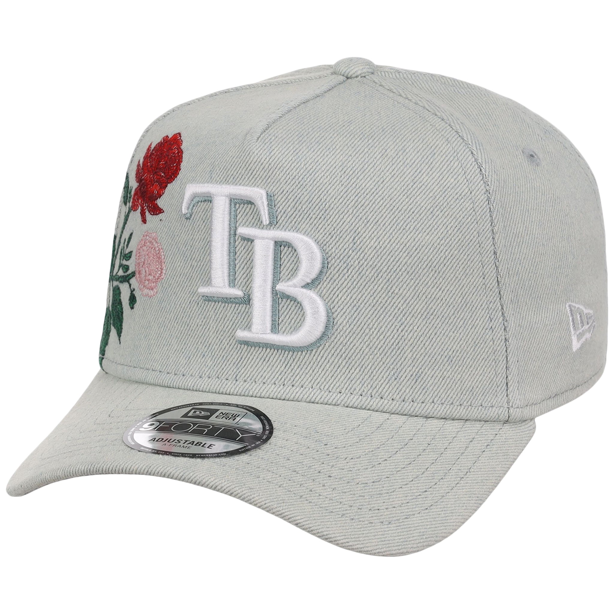 Tampa Bay Rays MLB Denim Flower New Era 9FORTY