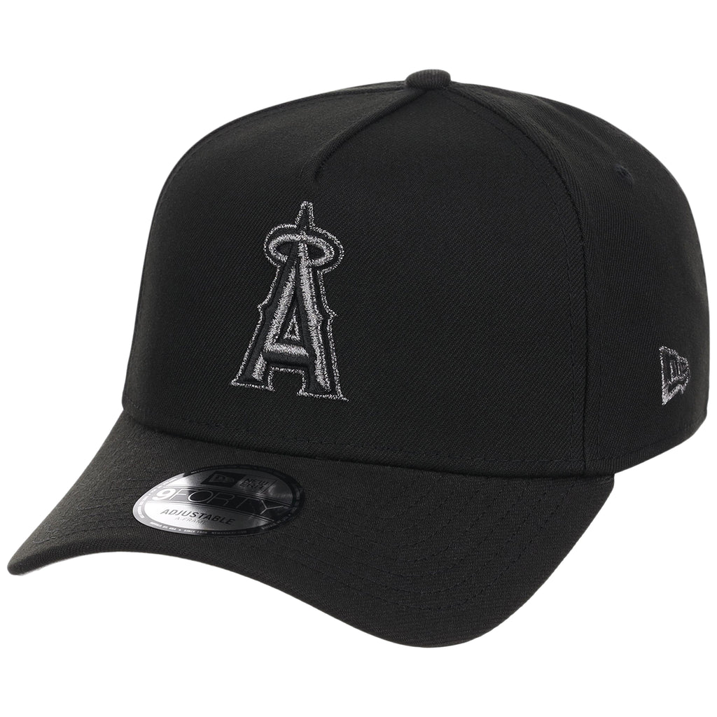 Anaheim Angels MLB Black x Pewter FASHION CORE New Era 9FORTY A-Frame