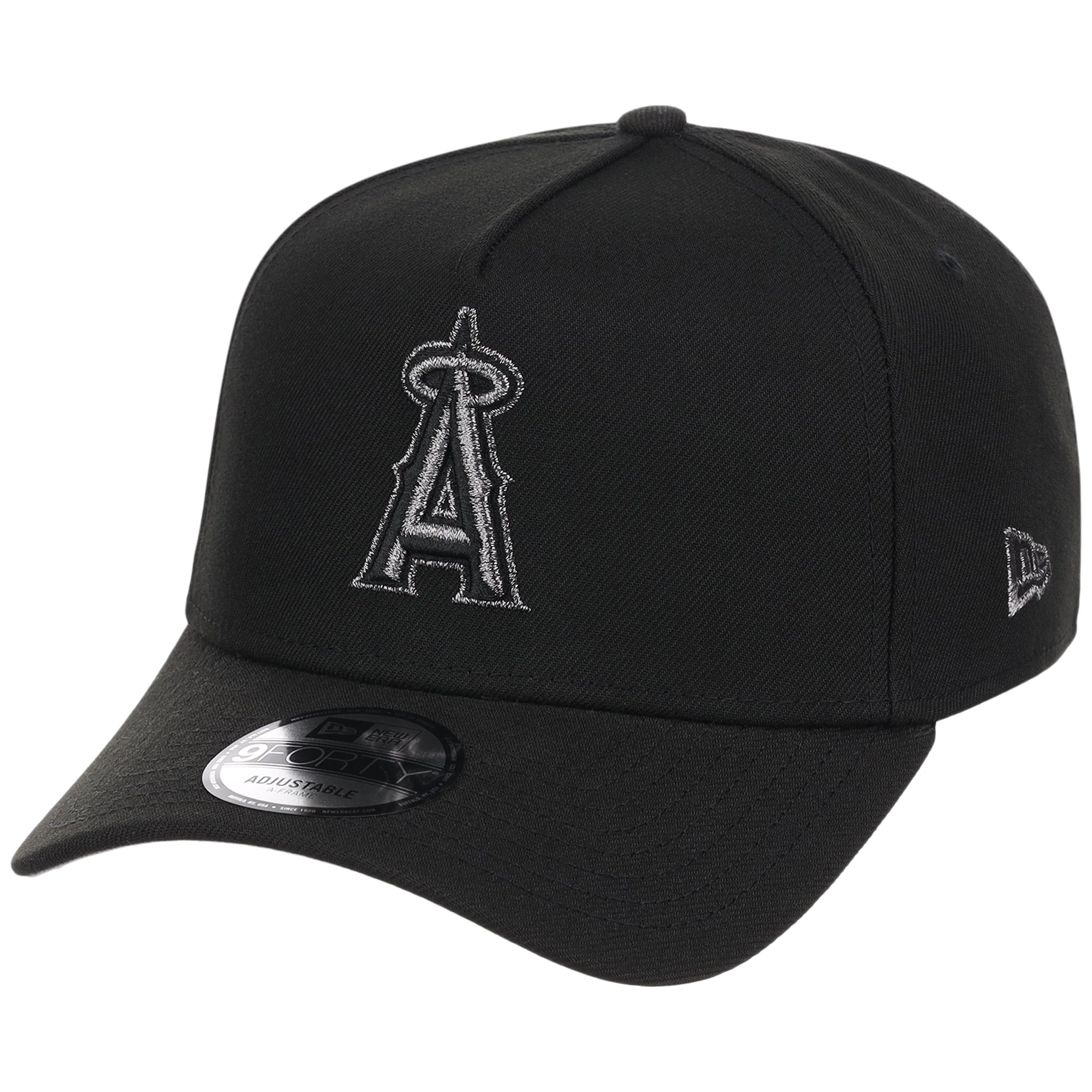 Anaheim Angels MLB Black x Pewter FASHION CORE New Era 9FORTY A-Frame
