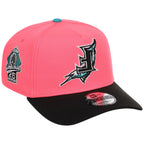 Florida Marlins MLB Flipmode 2.0 New Era 9FORTY A-Frame (Pink/Black/Gray)