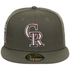 Colorado Rockies MLB Olive Alloy New Era 59FIFTY