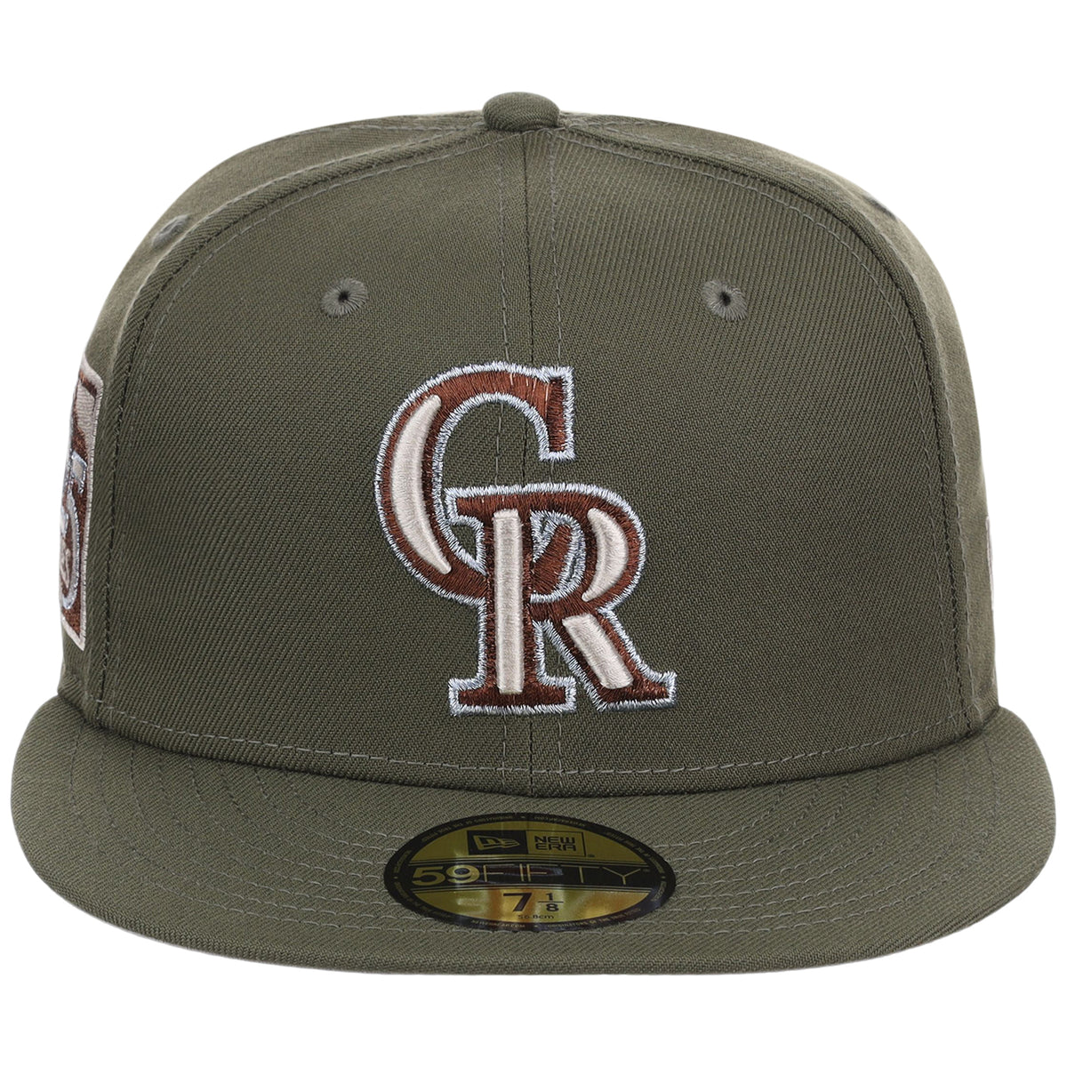 Colorado Rockies MLB Olive Alloy New Era 59FIFTY