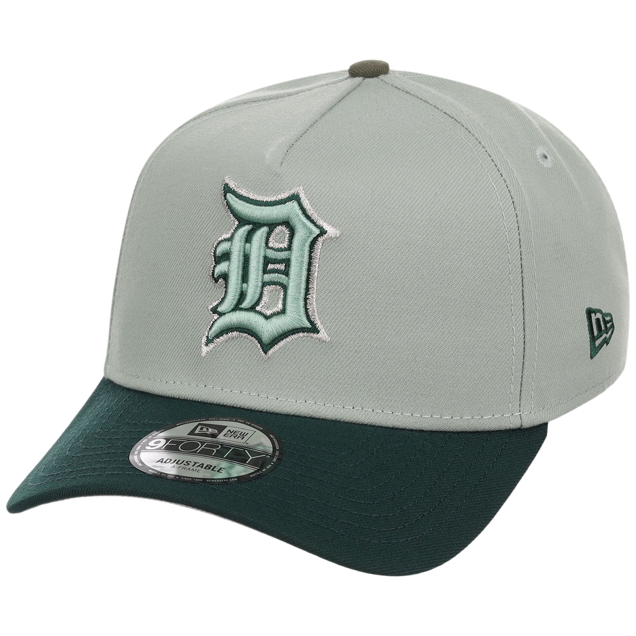 Detroit Tigers MLB Everest x Dark Green FASHION CORE New Era 9FORTY A-Frame