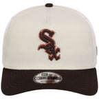 Chicago White Sox MLB Chrome x Burnt Wood FASHION CORE New Era 9FORTY A-Frame