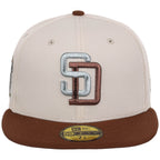 San Diego Padres MLB Auburn Cream New Era 59FIFTY