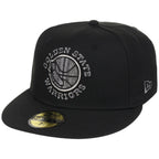 Golden State Warriors NBA Liquid Titanium New Era 59FIFTY