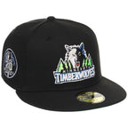 Minnesota Timberwolves NBA Black Dome New Era 59FIFTY
