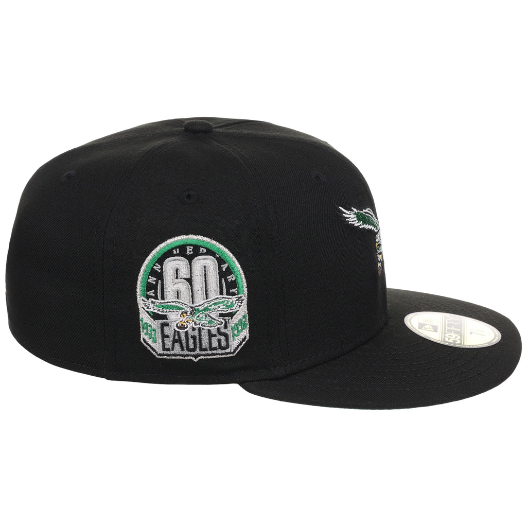 Philadelphia Eagles NFL Black Dome New Era 59FIFTY