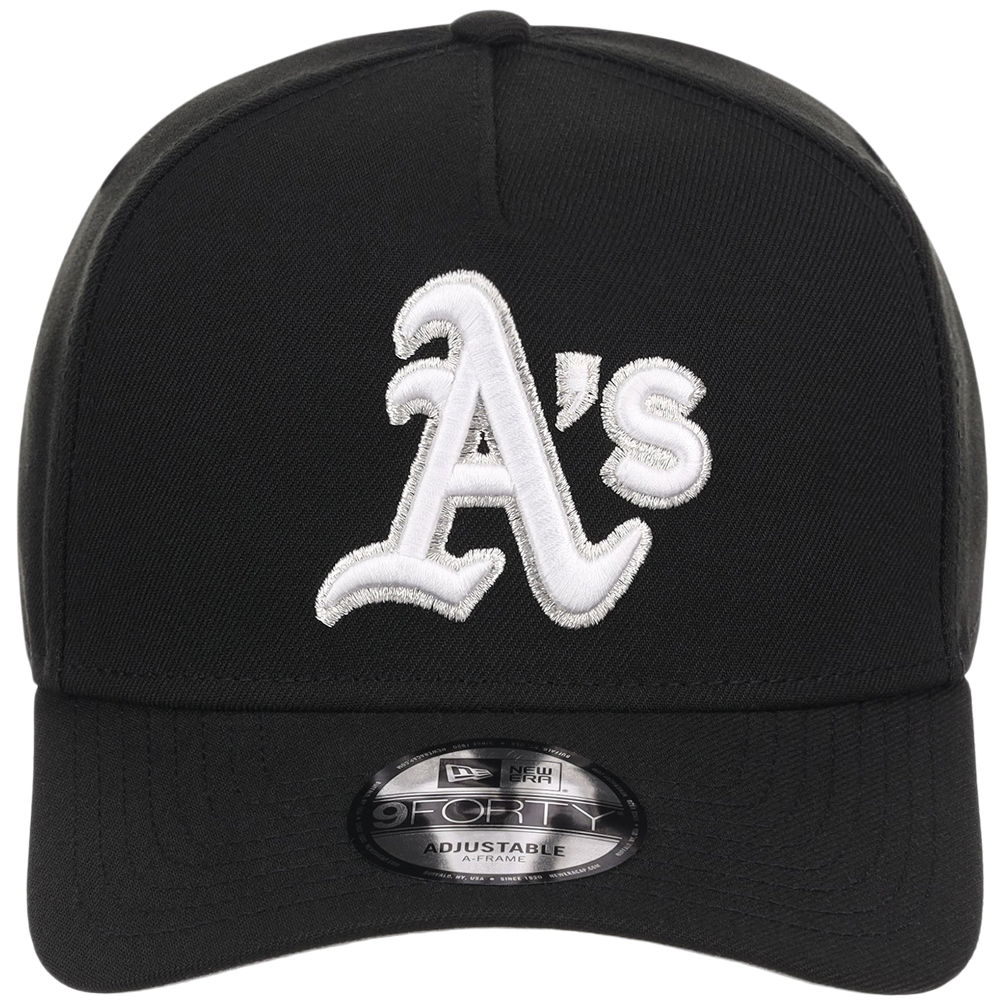 Oakland Athletics MLB Black x White FASHION CORE New Era 9FORTY A-Frame