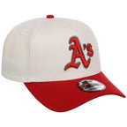 Oakland Athletics MLB Chrome x Red FASHION CORE New Era 9FORTY A-Frame