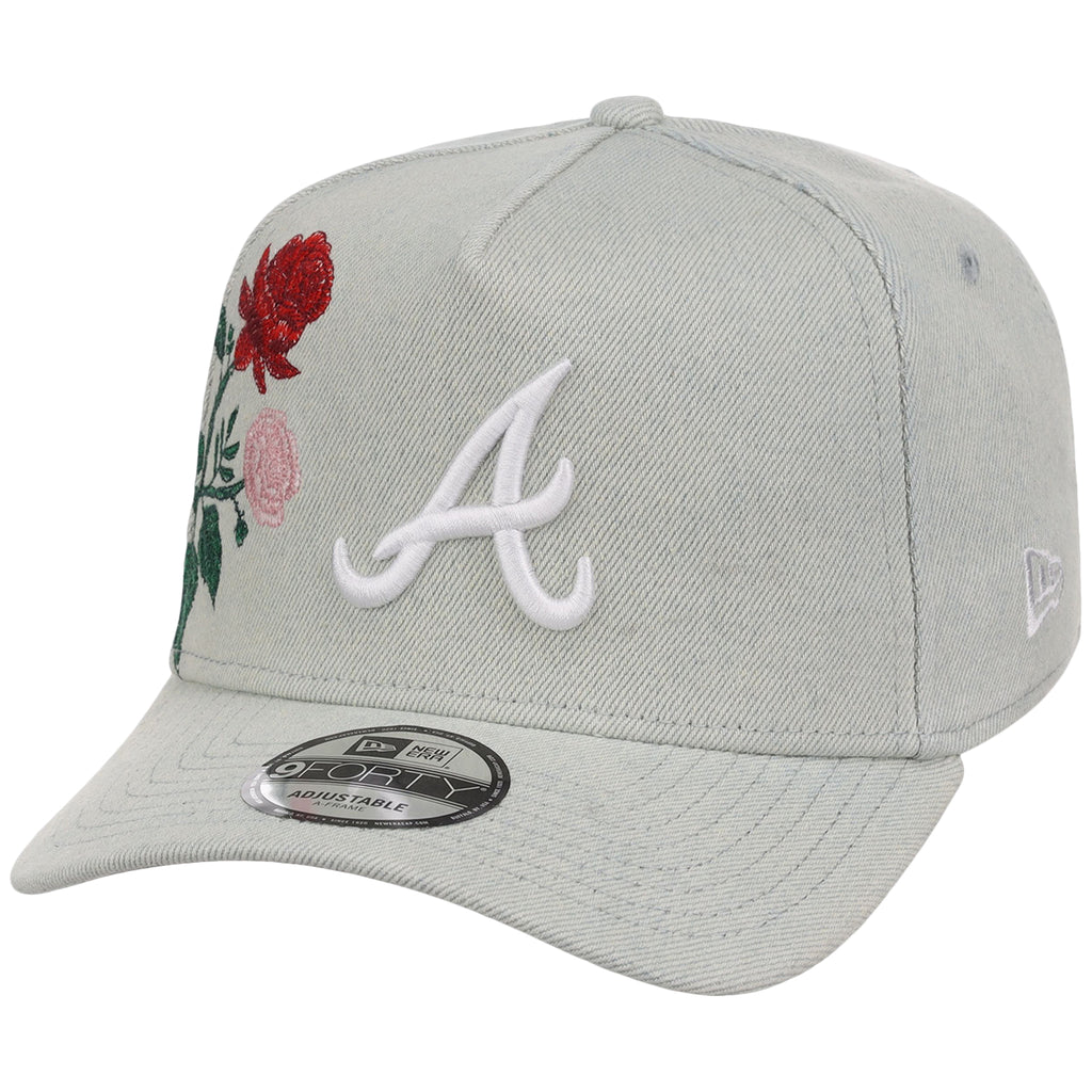 Atlanta Braves MLB Denim Flower New Era 9FORTY