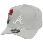 Atlanta Braves MLB Denim Flower New Era 9FORTY