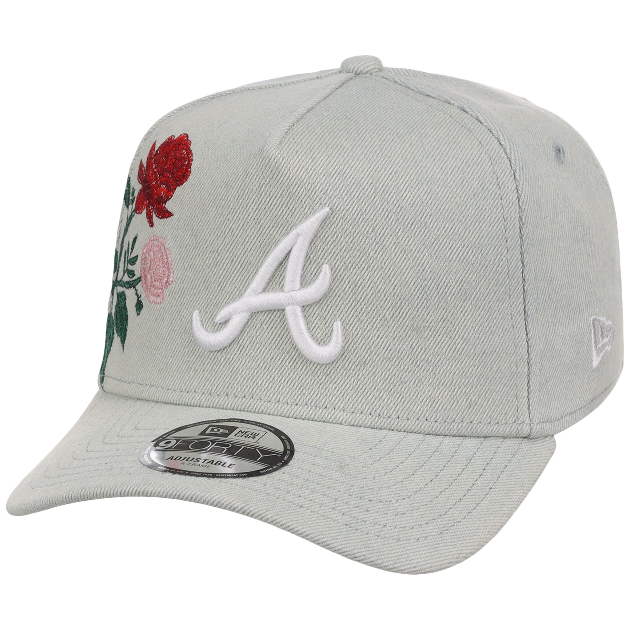 Atlanta Braves MLB Denim Flower New Era 9FORTY