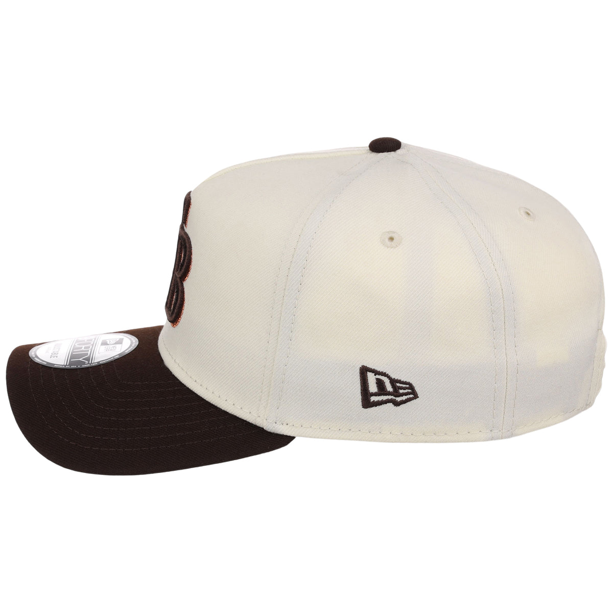 Tampa Bay Rays MLB Chrome x Burnt Wood FASHION CORE New Era 9FORTY A-Frame