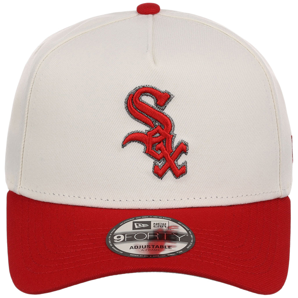 Chicago White Sox MLB Chrome x Red FASHION CORE New Era 9FORTY A-Frame