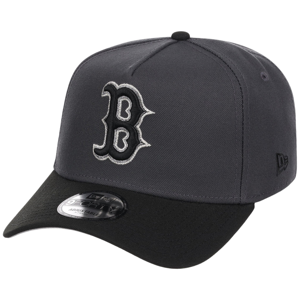 Boston Red Sox MLB Graphite x Black FASHION CORE New Era 9FORTY A-Frame