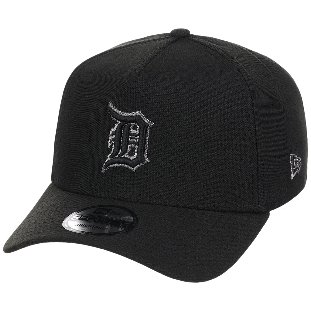 Detroit Tigers MLB Black x Pewter FASHION CORE New Era 9FORTY A-Frame