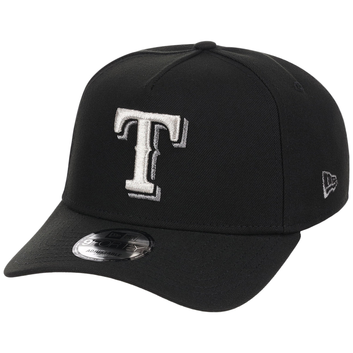 Texas Rangers MLB Liquid Titanium New Era 9FORTY A-Frame