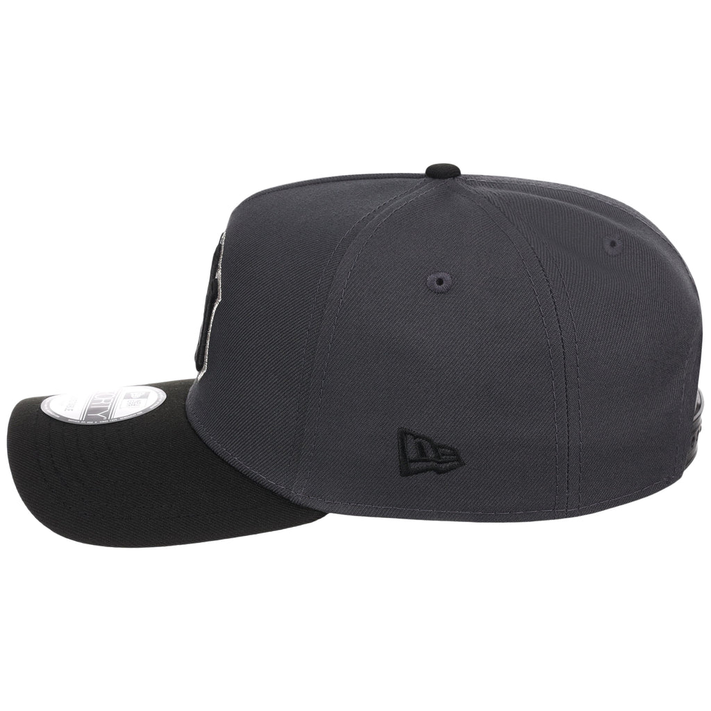 New York Yankees MLB Graphite x Black FASHION CORE New Era 9FORTY A-Frame