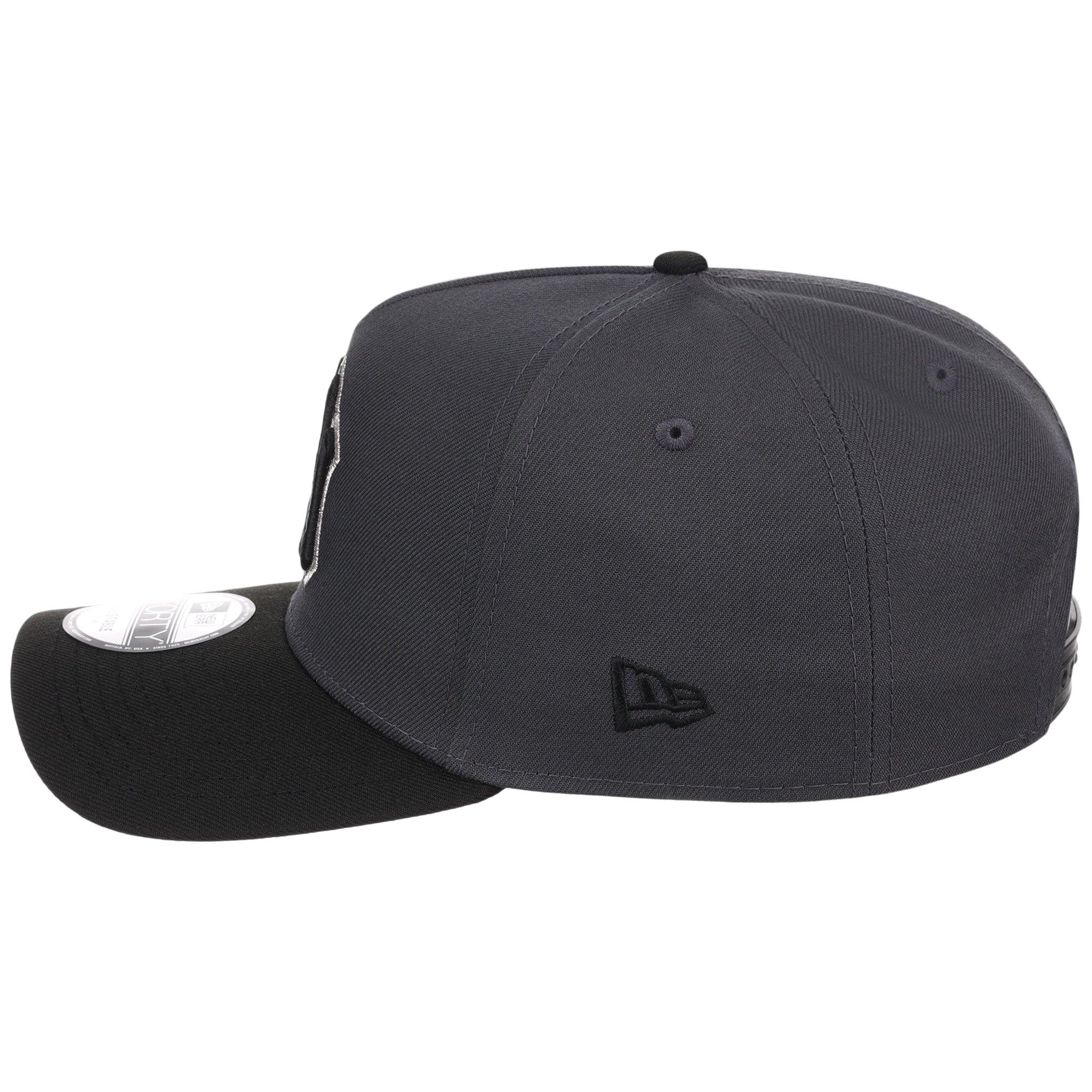 New York Yankees MLB Graphite x Black FASHION CORE New Era 9FORTY A-Frame