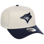 Toronto Blue Jays MLB Chrome x Navy FASHION CORE New Era 9FORTY A-Frame