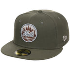 New York Mets MLB Olive Alloy New Era 59FIFTY