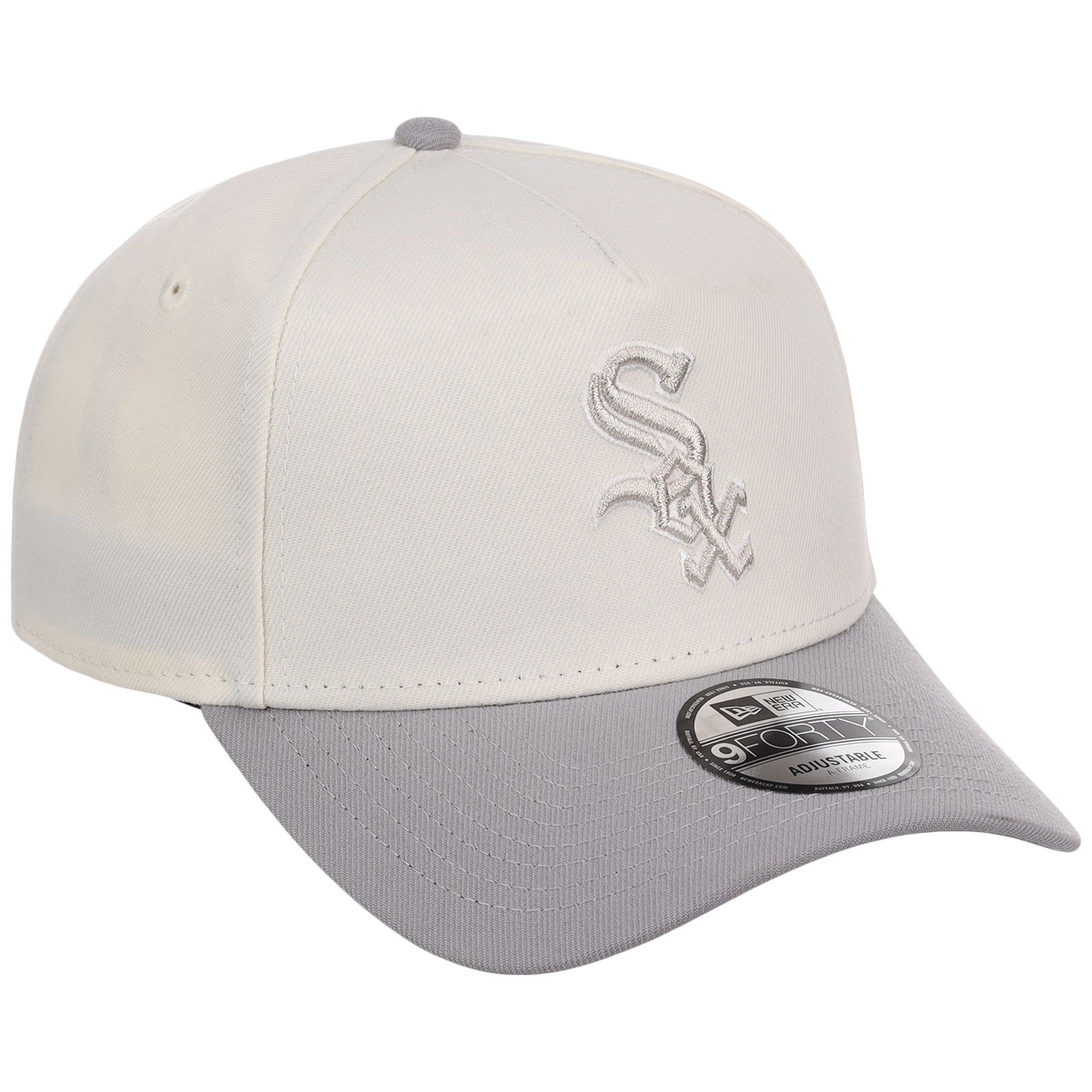 Chicago White Sox MLB Chrome x Gray FASHION CORE New Era 9FORTY A-Frame