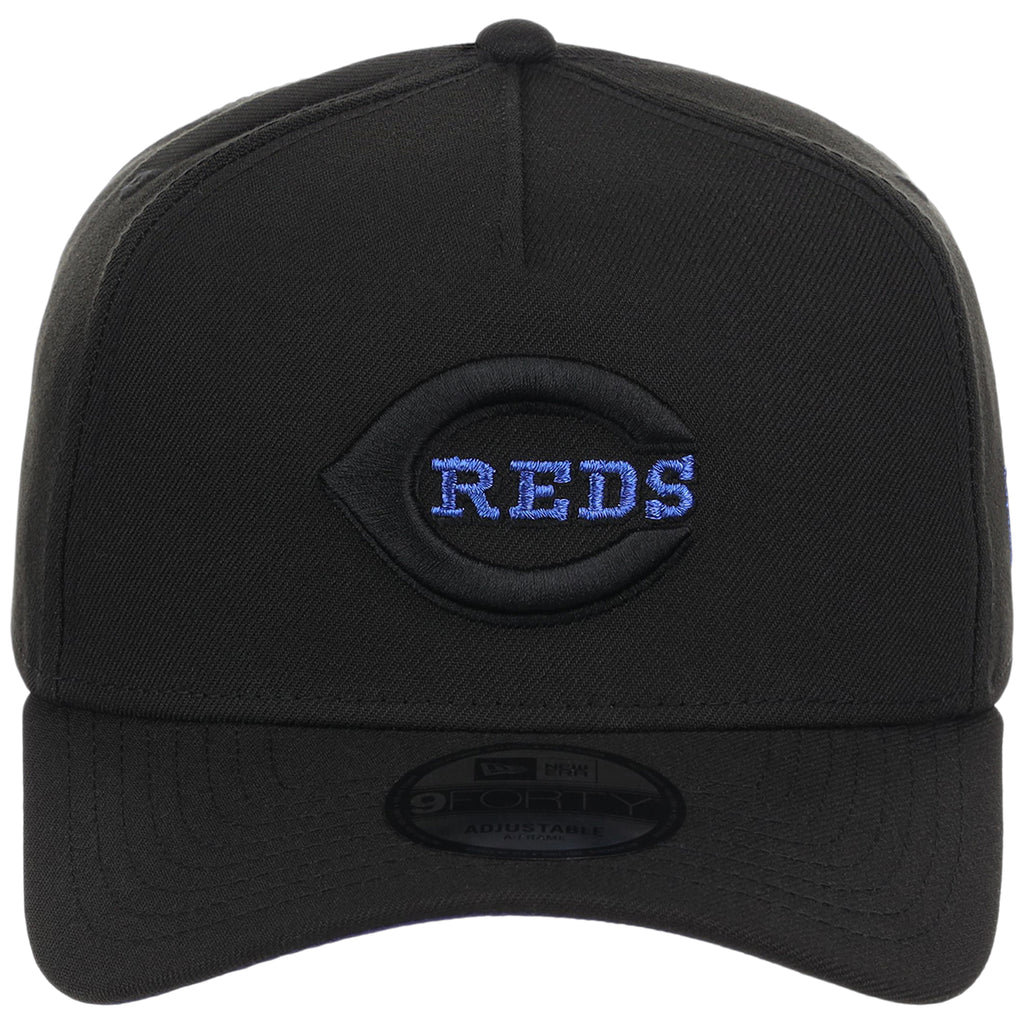 Cincinnati Reds MLB Black x Royal FASHION CORE New Era 9FORTY A-Frame