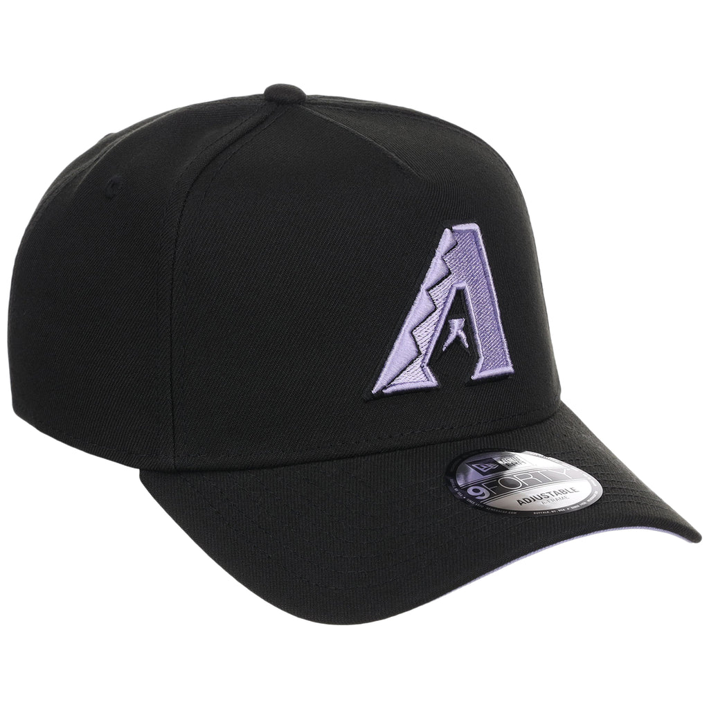 Arizona Diamondbacks MLB Black x Lavender FASHION CORE New Era 9FORTY A-Frame