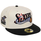 Philadelphia 76Ers NBA Chrome OTC New Era 59FIFTY (Chrome/Black)