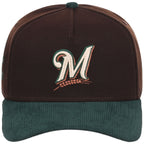 Milwaukee Brewers MLB Forest Ember New Era 9FORTY A-Frame