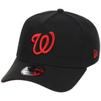Washington Nationals MLB Black x Red FASHION CORE New Era 9FORTY A-Frame