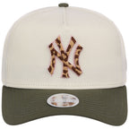 New York Yankees Cheetah Women's New Era 9FORTY A-Frame