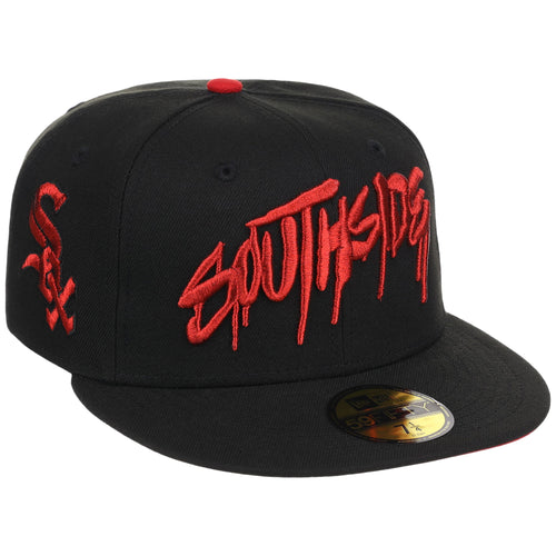 Chicago White Sox (Black/Black) Chicago Southside Crown the City New Era 59FIFTY