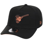 San Diego Padres MLB Black x Rust FASHION CORE New Era 9FORTY A-Frame
