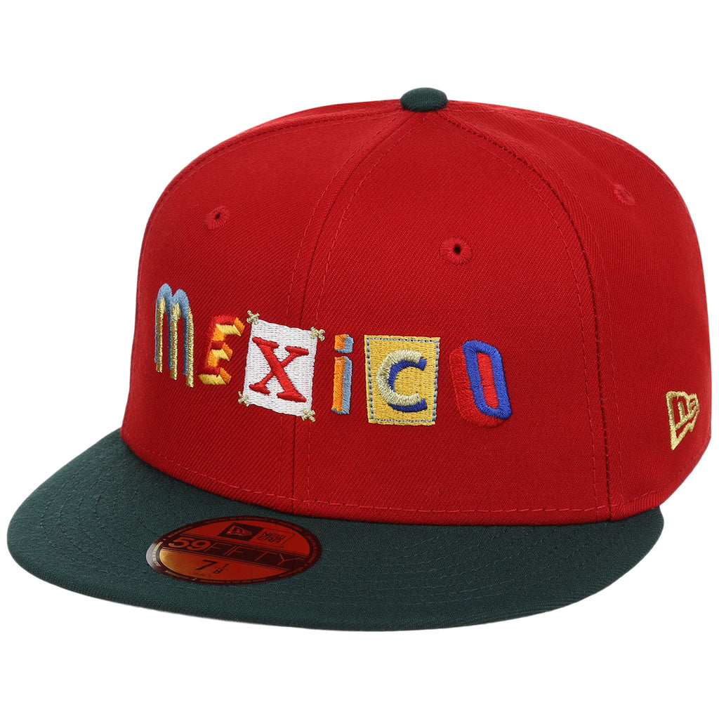 Mexico Independence Day - Crown the Country New Era 59FIFTY (Red/Dark Green)