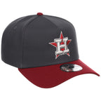 Houston Astros MLB Graphite x Cardinal FASHION CORE New Era 9FORTY A-Frame