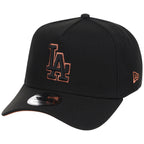 Los Angeles Dodgers MLB Black x Rust FASHION CORE New Era 9FORTY A-Frame