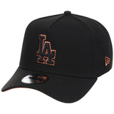 Los Angeles Dodgers MLB Black x Rust FASHION CORE New Era 9FORTY A-Frame